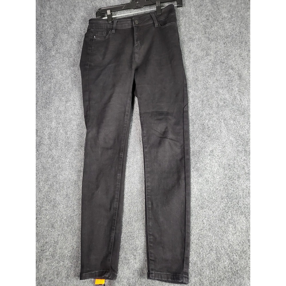 Judy Blue Skinny Jeans Black Denim Slimming Stretch‎ Women Size 7/28 Designer